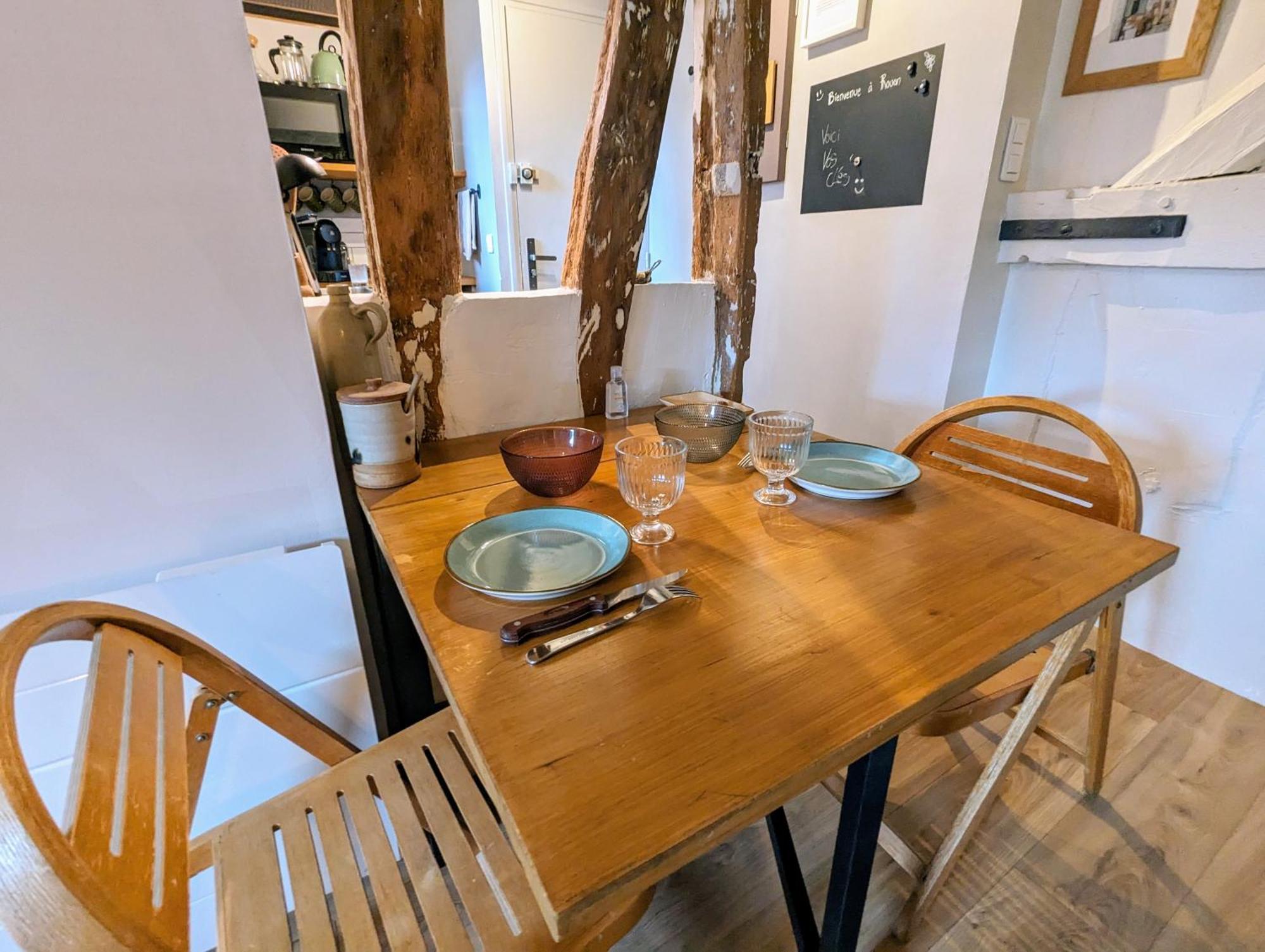 Artist - City Center - Bathtub - Terrasse - Full Appartement Rouen